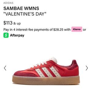Adidas Sambae Women’s “Valentine’s Day” Sneakers